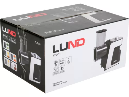 Lund zöldségaprító 250W, 5 pengével