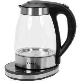 Lund üveg vízforraló LED kijelzővel, hőmérséklet szabályzóval - 1,8L