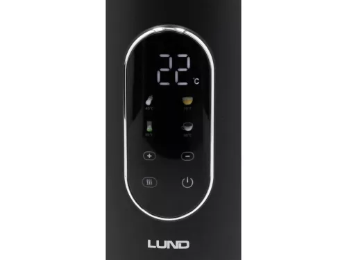 Lund vízforraló 1,7 l, hőmérséklet-szabályozással, fekete