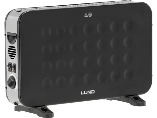 Lund konvektor 2000W fekete