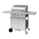 Lund Gázgrill 3+1, Öntöttvas rács, 12,8 KW