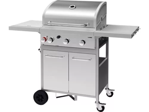 Lund Gázgrill 3+1, Öntöttvas rács, 12,8 KW
