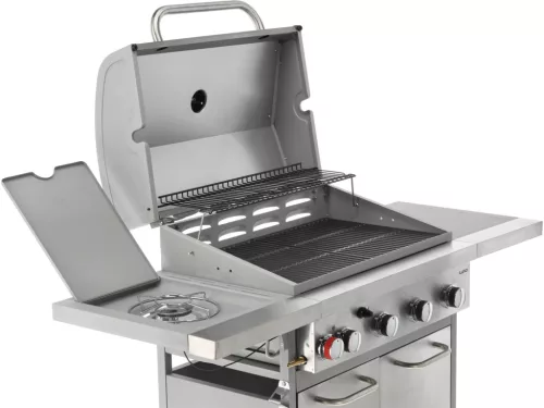 Lund Gázgrill 4+1, Öntöttvas rács, 16 KW