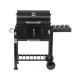 Lund szén grillsütő deluxe, öntöttvas rács 54x37 cm