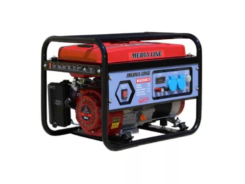 Media Line áramfejlesztő 7 LE benzinmotor, MLG 3500 AVR