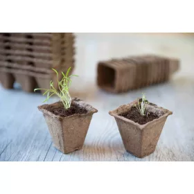 tőzeg cserép 6x6x6cm 16db-os szett