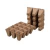 tőzeg cserép 6x12db 4x4x5cm