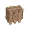 tőzeg cserép 10x6db 5x5x5cm