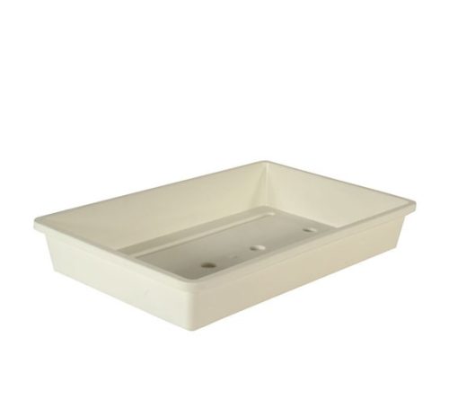 fehér csíráztató tálca 6x37,5x24cm tető nélkül