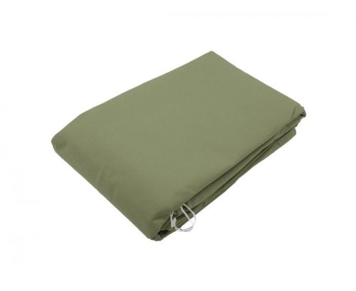 téli takaró fólia zipzárral, zöld,átm.150cmx2m 70g/m2