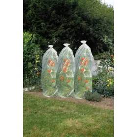 paradicsom fólia 15 m x 80 cm, fehér 400 lyuk/m2, 50 mikron