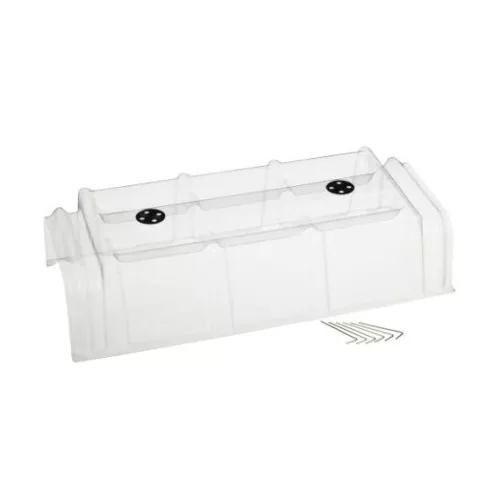 pvc kerti alagút rögzítővel, szellőzővel 22x86x40cm