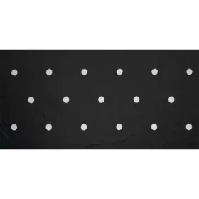 takarófólia Salátához fekete 20 mikron 45x60mm-0,95x5m, ültetési lyukakkal