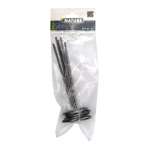 fém rögzítő tüske 21cm magasság, 5db/csom