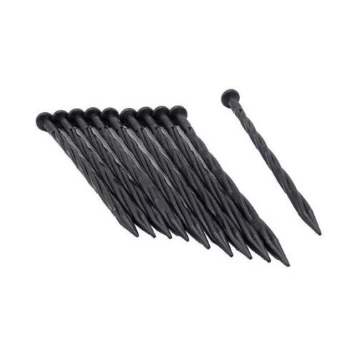 leszúró tüske szett gyepszegélyezéshez 20 cmx8mm ( 0 db-os) fekete