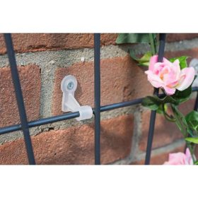 rögzítő szett fali fém futtató rácsokhoz (6db)