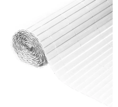 nádhatású Pvc gyékény, kétoldalas 1,5x3m fehér