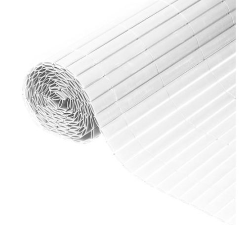 nádhatású Pvc gyékény, kétoldalas 1,5x3m fehér