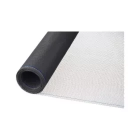 üvegszálas szúnyogháló, PVC borítással - szürke, 1,6x1,8 mm - 1 x 3 m (előre csom.)