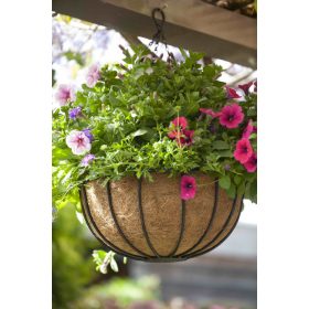 virágtartó függő kosár kerek 35 cm