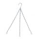 galvanizált lánc fekete 45 cm