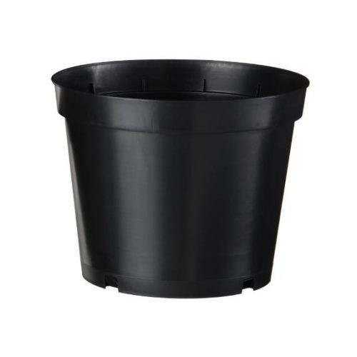 műanyag cserép fekete 5l H18x ?22,5cm szett 2db-os