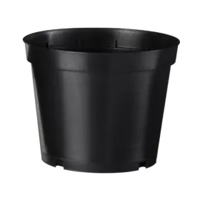 műanyag cserép fekete 10l H22x ?28,4cm