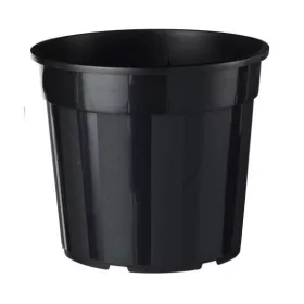 műanyag cserép fekete 10l H23,4x?27cm