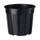 műanyag cserép fekete 10l H23,4x?27cm