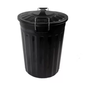 fekete hulladékgyűjtő 80l (65x55cm)