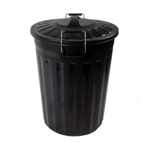 fekete hulladékgyűjtő 80l (65x55cm)