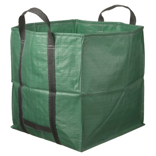 lombgyűjtő zsák 325l zöld, 68x68x70cm, 170g/m2