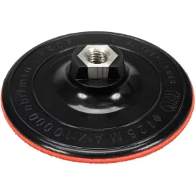 Gumitányér 125 mm tépőzáras