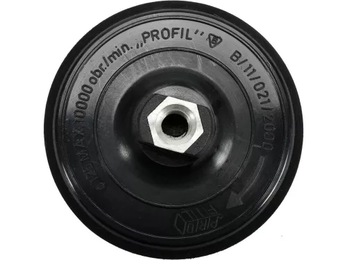 Gumitányér 125 mm tépőzáras M14