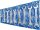 Villáskulcs készlet 6-22 mm 8 részes tartóban