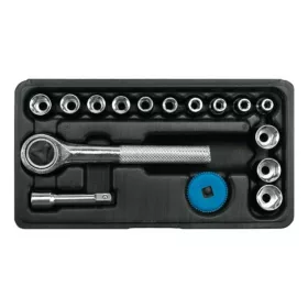 Dugókulcs készlet 1/4" 4-13 mm 16 részes
