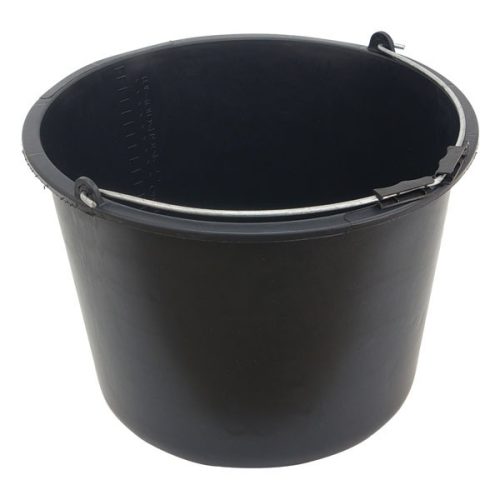 Extol habarcsos vödör 20 liter, fekete, műanyag