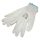 Kötött kesztyű fehér nylon, L-es méret, 9'