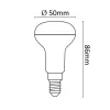 Halogén izzó R50 spot E14 28W 2800K (270 lumen)