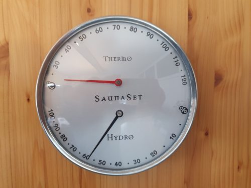 Szauna hőmérő / higrométer 16 cm