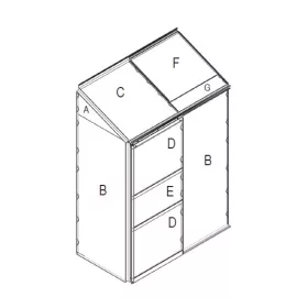 Üvegház csereüvegezése Ida 900 PC 4 mm