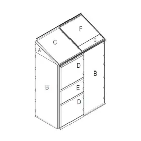 Üvegház csereüvegezése Ida 900 PC 6 mm