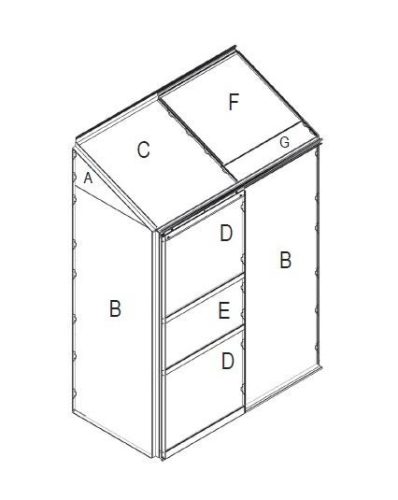 Üvegház csereüvegezése Ida 900 PC 6 mm