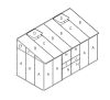 Üvegház csereüvegezése Ida 7800 PC 6 mm