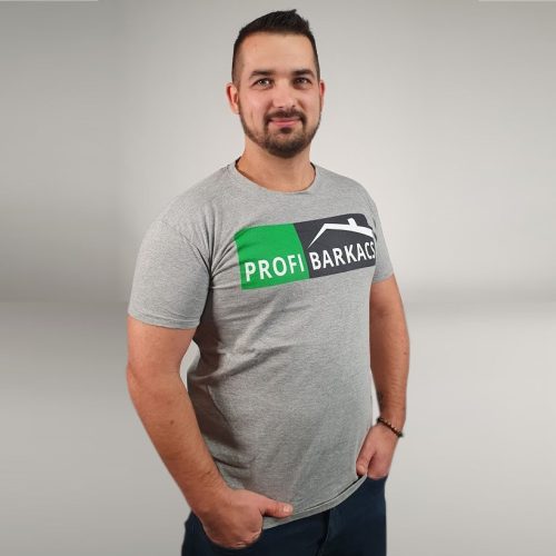 Profi Barkács Prémium szürke póló