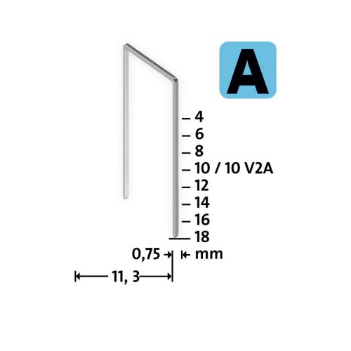 Novus tűzőkapocs A 53 10 mm 5000 db