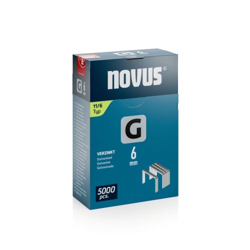 Novus tűzőkapocs G 11 6 mm 5000 db