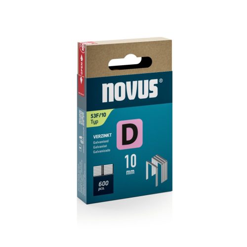 Novus tűzőkapocs D 53 F 10 mm 600 db