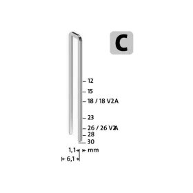 Novus tűzőkapocs C 4 keskeny 23 mm 1000 db