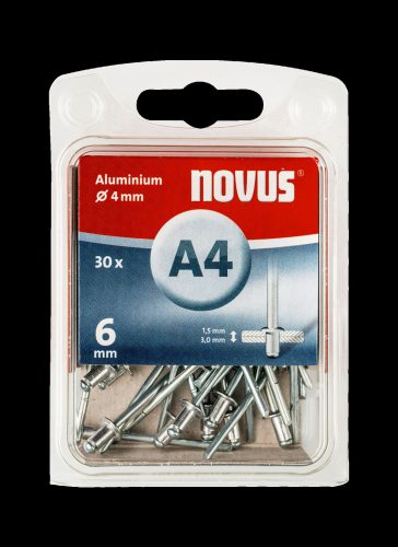 Novus popszegecs A 4 x 6 alu 1.5-3.0 30DB